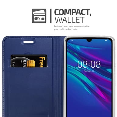 Huawei Y6 2019 Cover Etui Case (Blå)