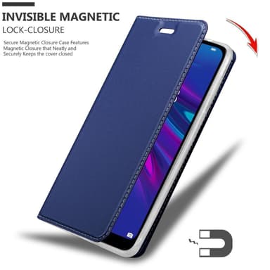 Huawei Y6 2019 Cover Etui Case (Blå)