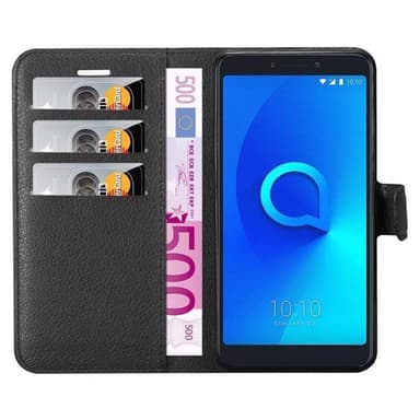 Alcatel 3C Pungetui Cover Case (Sort)