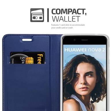 Huawei NOVA 2 Cover Etui Case (Blå)