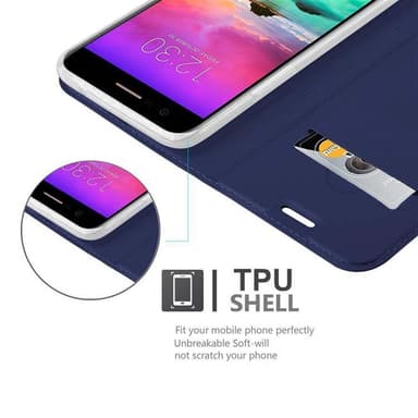 LG K10 2017 Cover Etui Case (Blå)