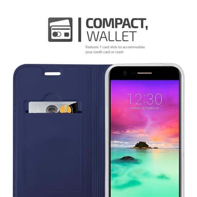 LG K10 2017 Cover Etui Case (Blå)
