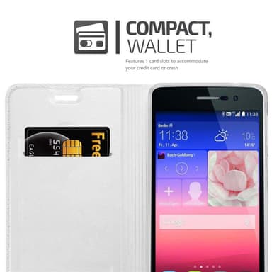 Huawei ASCEND P7 Cover Etui Case (Sølv)