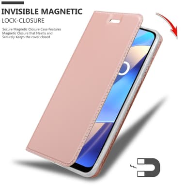 Oppo A16s / A54s Cover Etui Case (Lyserød)