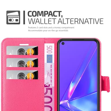 Oppo A72 Pungetui Cover Case (Lyserød)