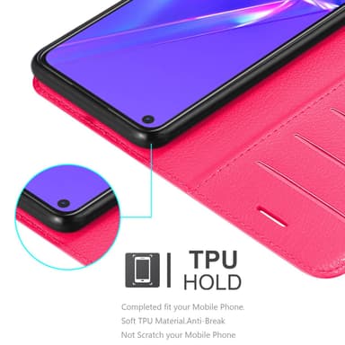 Oppo A72 Pungetui Cover Case (Lyserød)