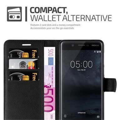 Nokia 5 2017 Pungetui Cover Case (Sort)