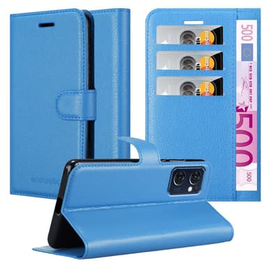 Oppo FIND X5 LITE / Reno7 5G Pungetui Cover Case (Blå)