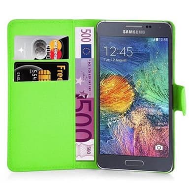 Samsung Galaxy A7 2015 Pungetui Cover Case (Grøn)