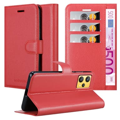 Realme 9 4G / 9 PRO+ Pungetui Cover Case (Rød)