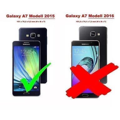 Samsung Galaxy A7 2015 Pungetui Cover Case (Grøn)