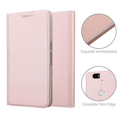 Huawei Google NEXUS 6P Cover Etui Case (Lyserød)