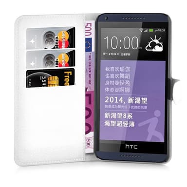 HTC Desire 816 Pungetui Cover Case (Hvid)