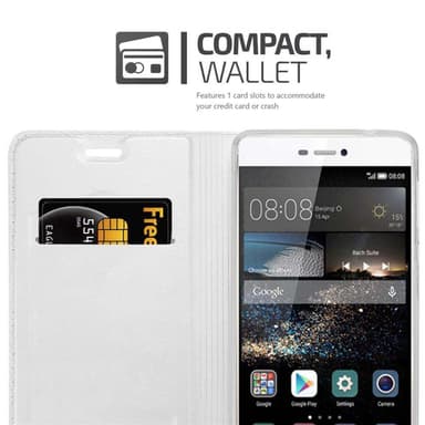 Huawei P8 Cover Etui Case (Sølv)