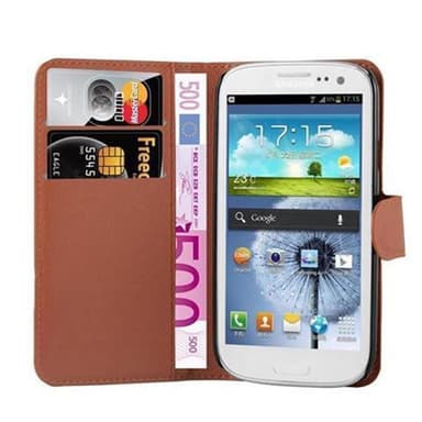 Samsung Galaxy S3 / S3 NEO Pungetui Cover Case (Brun)