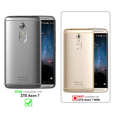 ZTE Axon 7 Cover Etui Case (Lyserød)