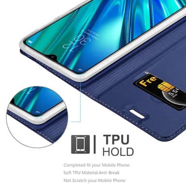 Realme 5 PRO / Realme Q Cover Etui Case (Blå)