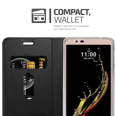 LG K10 2016 Cover Etui Case (Sort)
