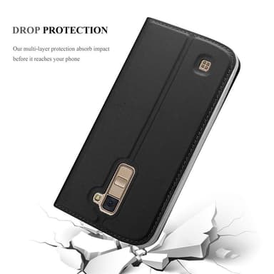 LG K10 2016 Cover Etui Case (Sort)