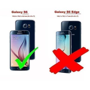 Samsung Galaxy S6 Pungetui Cover Case (Lyserød)