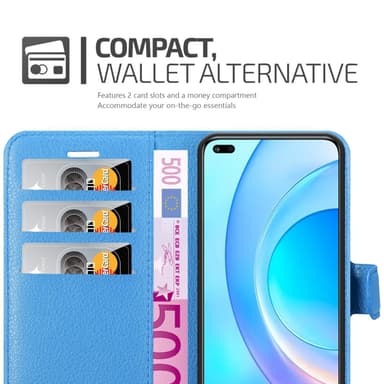 Honor 50 LITE Pungetui Cover Case (Blå)