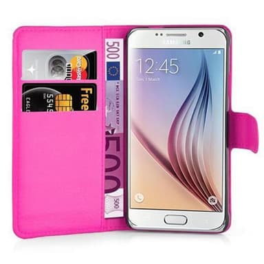 Samsung Galaxy S6 Pungetui Cover Case (Lyserød)