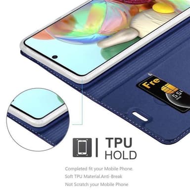 Samsung Galaxy A71 4G Cover Etui Case (Blå)