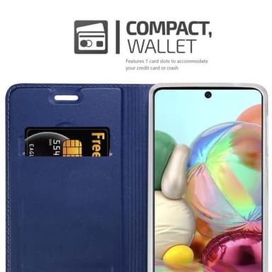 Samsung Galaxy A71 4G Cover Etui Case (Blå)