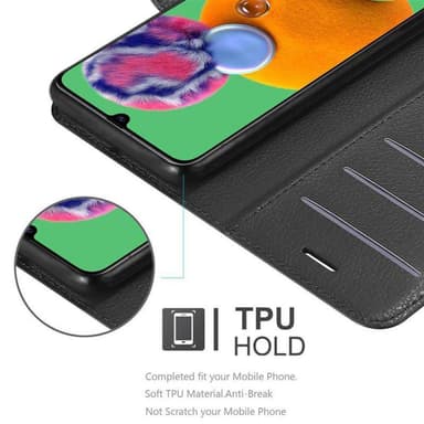 Samsung Galaxy A90 5G Pungetui Cover Case (Sort)