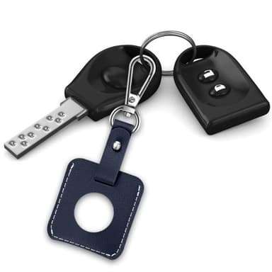 Beskyttelsesetui til Airtag finder tracker 2-pak Sort