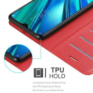 Realme 5 PRO / Realme Q Pungetui Cover Case (Rød)