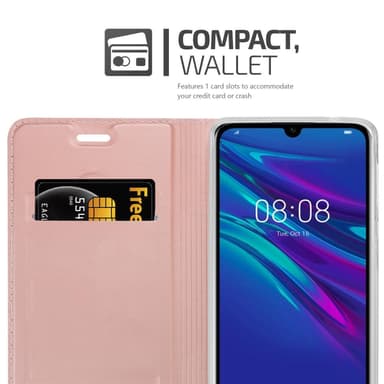 Huawei Y6 2019 Cover Etui Case (Lyserød)
