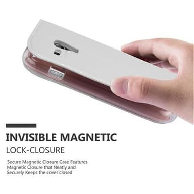 Samsung Galaxy TREND LITE Cover Etui Case (Sølv)