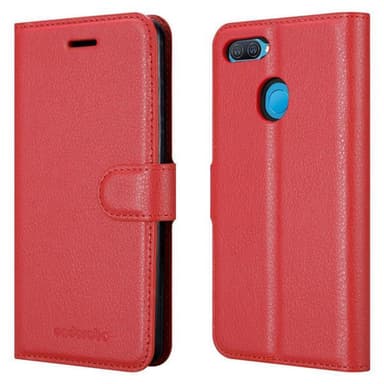 Oppo A12 Pungetui Cover Case (Rød)