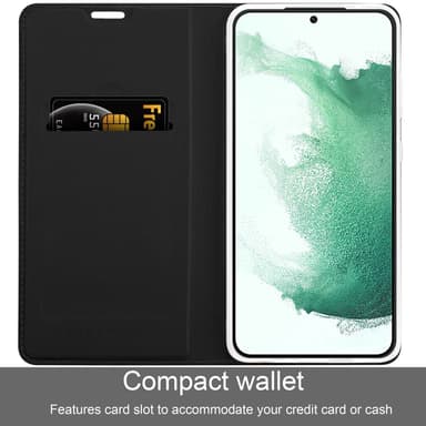 Samsung Galaxy S22 PLUS Cover Etui Case (Sort)