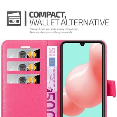 Samsung Galaxy A41 Pungetui Cover Case (Lyserød)