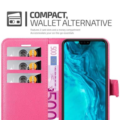 Honor 9X LITE Pungetui Cover Case (Lyserød)