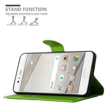 Huawei P10 PLUS Pungetui Cover Case (Grøn)