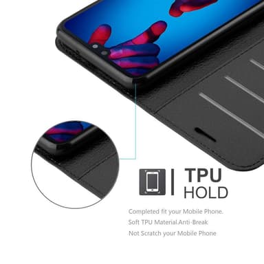Huawei P20 Pungetui Cover Case (Sort)