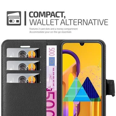 Samsung Galaxy M21 / M30s Pungetui Cover Case (Sort)