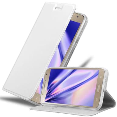 Samsung Galaxy J7 2015 Cover Etui Case (Sølv)