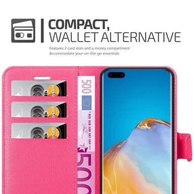 Huawei P40 PRO / P40 PRO+ Pungetui Cover Case (Lyserød)