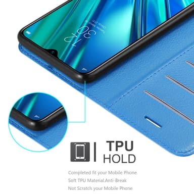 Realme 5 PRO / Realme Q Pungetui Cover Case (Blå)