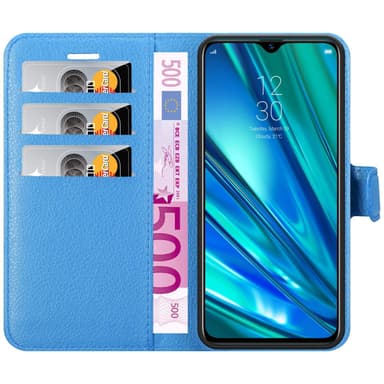 Realme 5 PRO / Realme Q Pungetui Cover Case (Blå)
