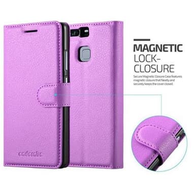 Huawei P9 Pungetui Cover Case (Lilla)