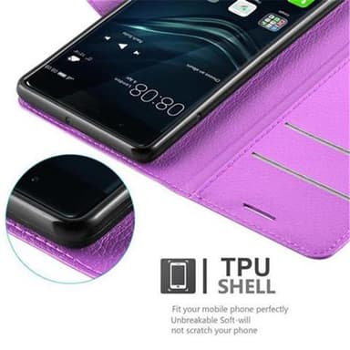 Huawei P9 Pungetui Cover Case (Lilla)