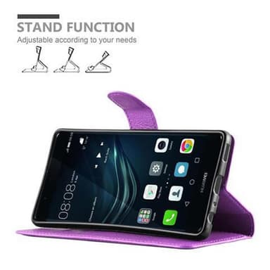 Huawei P9 Pungetui Cover Case (Lilla)