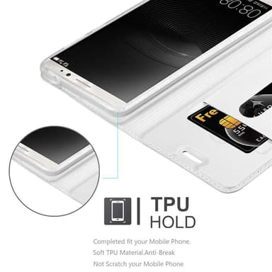 Huawei MATE 8 Cover Etui Case (Sølv)
