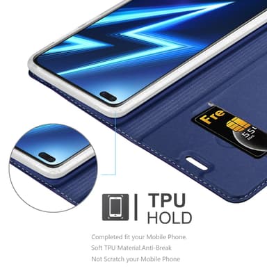 Realme 6 PRO Cover Etui Case (Blå)