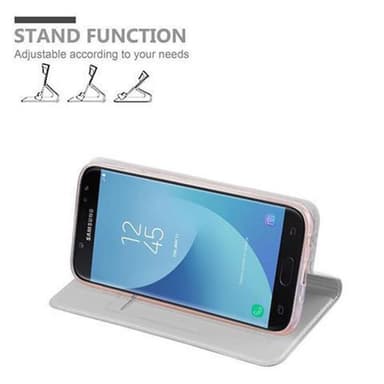 Samsung Galaxy J7 2017 Cover Etui Case (Sølv)